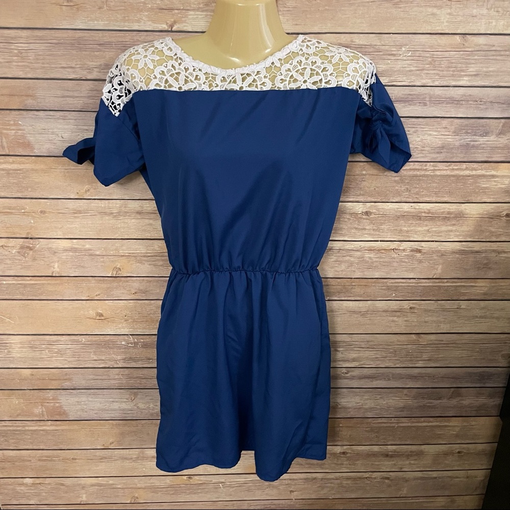 Blue dress